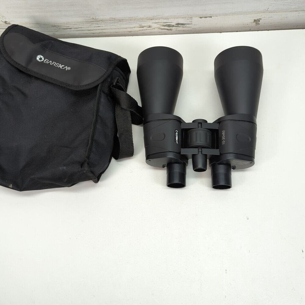 Barska Gladiator 10-30x60 Zoom 195ft/1000yds Binoculars jri1 Read Description